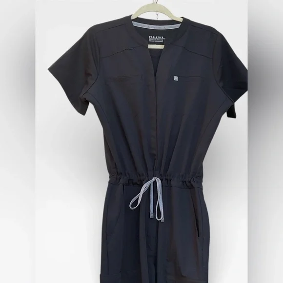 Fabletics Black Scrub Jumpsuit - Picture 4 of 11